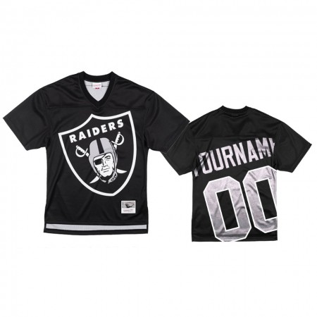 Miesten Las Vegas Raiders NFL Pelipaita Custom Musta Big Face